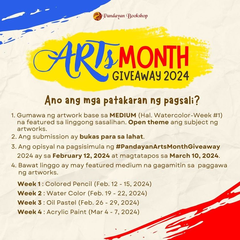 Arts Month Giveaway 2024